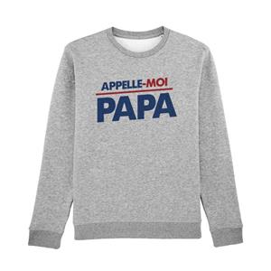Enkr Herensweater - BEL ME DADDY XS heide grijze kleur