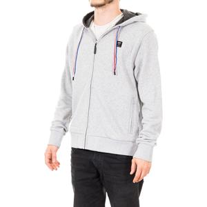 Hackett London Herensweatshirt met lange mouwen, ronde hals en capuchon HM580247 XS grijze kleur