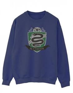Harry Potter Mens Slytherin Chest Badge Sweatshirt L wit
