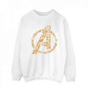 Marvel Heren Avengers Halloween-logo sweatshirt XL wit