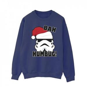 Star Wars Mens Episode IV: A New Hope Helmet Humbug Sweatshirt L wit