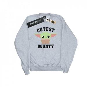 Star Wars Heren het Mandalorian schattigste Bounty-sweatshirt L grijs