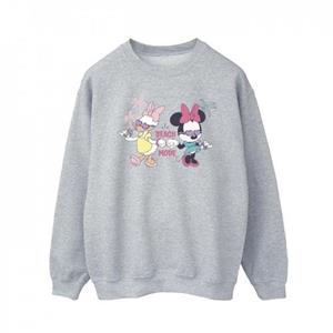 Disney Heren Minnie Daisy Beach Fashion Sweatshirt XXL wit