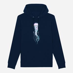 Le Roi du Tshirt Hoodie Homme - SPACE JELLY XS marineblauwe kleur