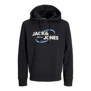 JACK&JONES Rechte hoodie met logo