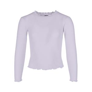 Urban Classics Meisjes t-shirt met korte geribde mouwen