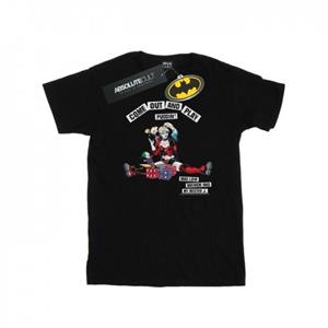 DC Comics Girls Harley Quinn komen naar buiten en spelen katoenen T-shirt 9-11 Years wit