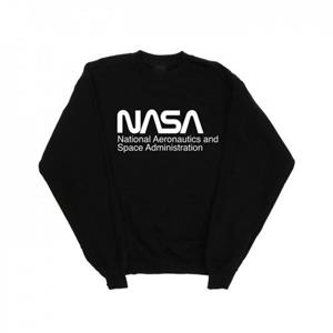NASA jongenslogo éénkleurig sweatshirt 9-11 Years wit