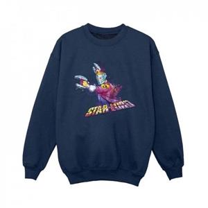 Marvel Boys Guardians of the Galaxy Abstract Star Lord-sweatshirt 5-6 Years wit