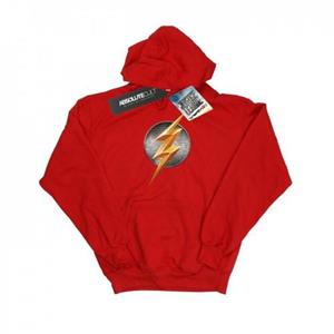 DC Comics Boys Justice League film Flash embleem hoodie 12-13 wit