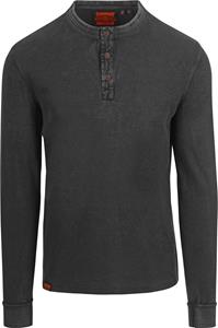 T-shirt met lange mouwen Superdry Vintage Textured Grandad