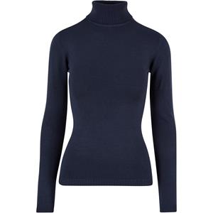 Urban Classics Dames gebreid schildpad hals sweatshirt