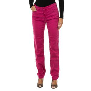 Armani Jeans Lange broek van stretchstof voor dames 6Y5J18-5N22Z 25-USA roze