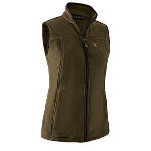 Deerhunter - Women's Eagle Fleece Waistcoat - Fleecebodywarmer, olijfgroen/bruin