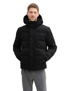 Tom Tailor Gewatteerd regular fit jack met afneembare capuchon