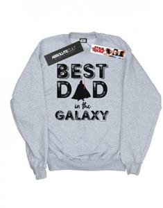 Star Wars Mens Best Dad In The Galaxy Sweatshirt L wit