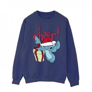 Disney Lilo en Stitch Cheer-sweatshirt voor heren L wit