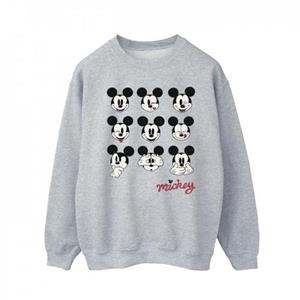 Disney Heren Mickey Mouse Vele Gezichten Sweatshirt XXL wit