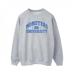 Disney heren sweatshirt met Monsters University-logo L wit