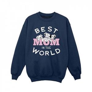 Disney Girls 101 Dalmatiërs beste moeder ter wereld Sweatshirt 12-13 zwart