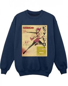 Disney Boys Big Hero 6 Baymax Honey Lemon krant sweatshirt 5-6 Years wit