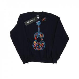 Disney Boys Coco Gitaar Patroon Sweatshirt 7-8 Years wit