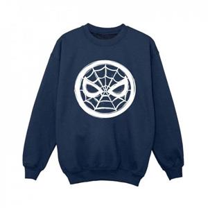 Marvel Boys Spider-Man sweatshirt met logo op de borst 3-4 Years grijs
