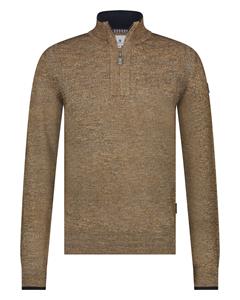 State Of Art Half Zip Trui Geel