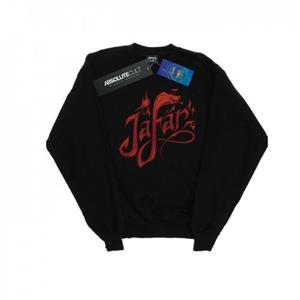 Disney Heren Aladdin Movie Jafar Flames Logo Sweatshirt M wit