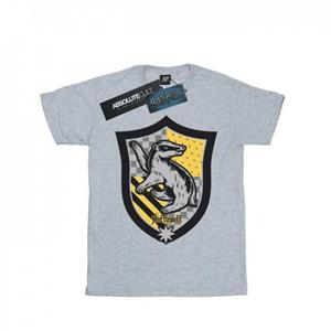 Harry Potter meisjes Huffelpuf Crest plat katoenen T-shirt 9-11 Years wit