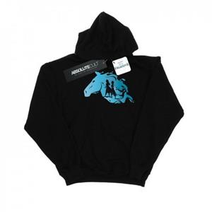 Disney Frozen 2 Nokk silhouet herenhoodie M wit