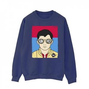 Pertemba FR - Apparel Netflix Heren seksuele voorlichting Otis geïllustreerd sweatshirt L wit
