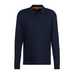 Boss Interlock Longsleeve Polo Heren
