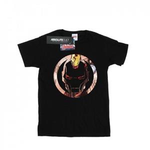 Marvel Boys Iron Man Montage symbool T-shirt 5-6 Years wit