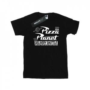Disney jongens Toy Story Pizza Planet logo T-shirt 9-11 Years wit