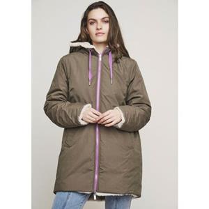 Rino & Pelle Parka met contrastkleurige details