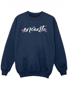 Disney meisjes Encanto logo sweatshirt 12-13 zwart