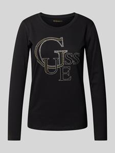 Guess Studded Logo Sweater Dames Zwart - 