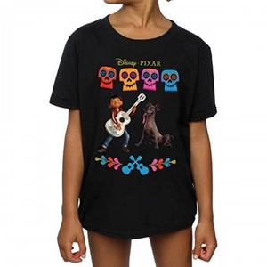 Coco Girls Miguel-logo katoenen T-shirt 12-13 wit