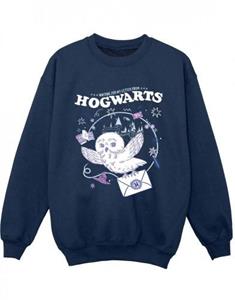 Harry Potter jongens Uil brief van Zweinstein Sweatshirt 12-13 zwart