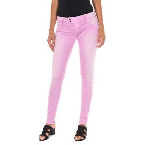 MET Dames lange stretch denim broek 10DBF0115-G272 27-USA oranje