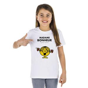 Monsieur Madame Kinder T-shirt MADAME BONHEUR 2 ans wit