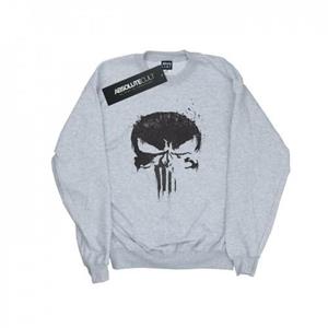 Marvel Heren The Punisher TV Sweatshirt met schedellogo L wit