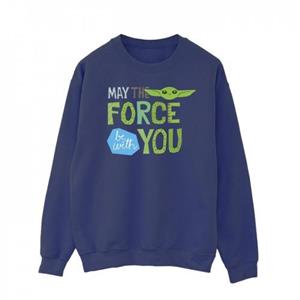Star Wars Mens The Mandalorian May The Force Be With You Sweatshirt L wit