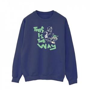 Star Wars Heren The Mandalorian This Is The Way Duo Sweatshirt L wit