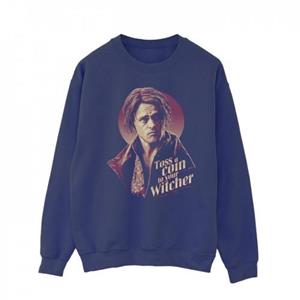 Pertemba FR - Apparel Netflix Heren The Witcher Bard Toss A Coin-sweatshirt L marineblauwe kleur