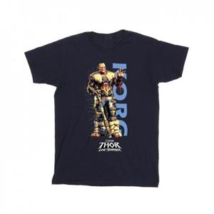 Marvel Boys Thor Love en Thunder Korg Wave T-shirt 5-6 Years wit