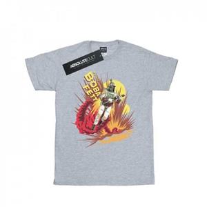Star Wars Boys Boba Fett Rocket Powered T-Shirt 9-11 Years wit