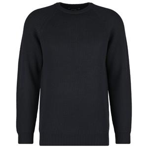 Stoic - Heavy MerinoKnit MMXX.Rutvik Sweater - Merinotrui, zwart