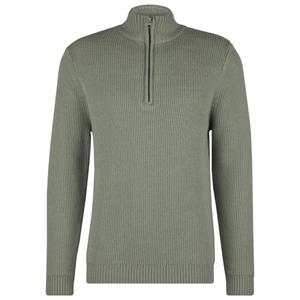 Stoic - Heavy MerinoKnit MMXX.Rutvik Half Zip - Merinotrui, olijfgroen